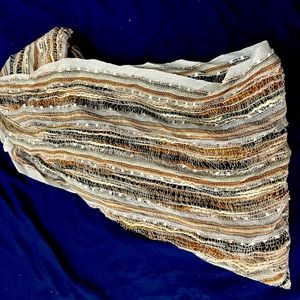 Metallic Accented Infinity scarf